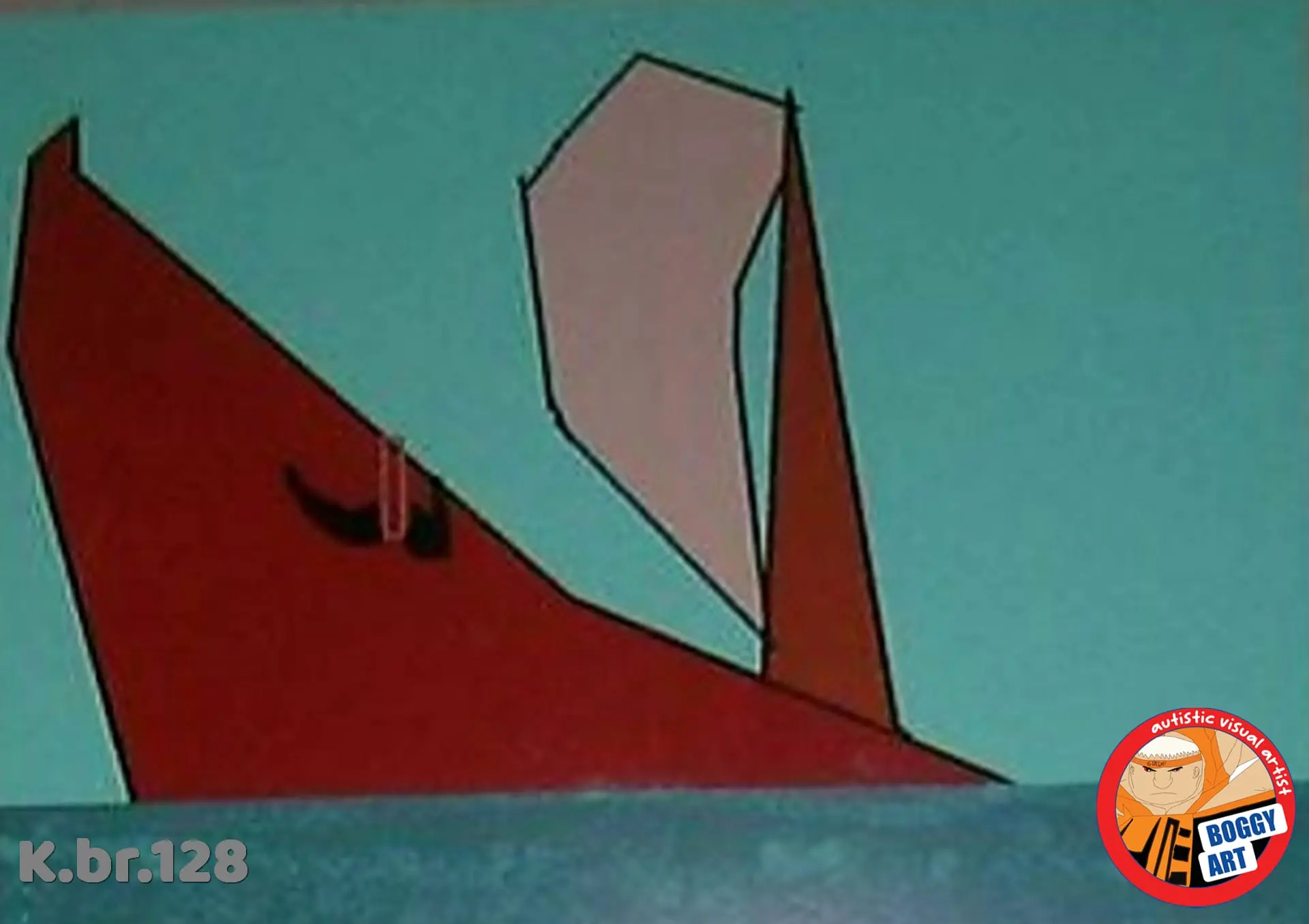 Untitled artwork, catalogue no. 128, by Bogdan Jovanović