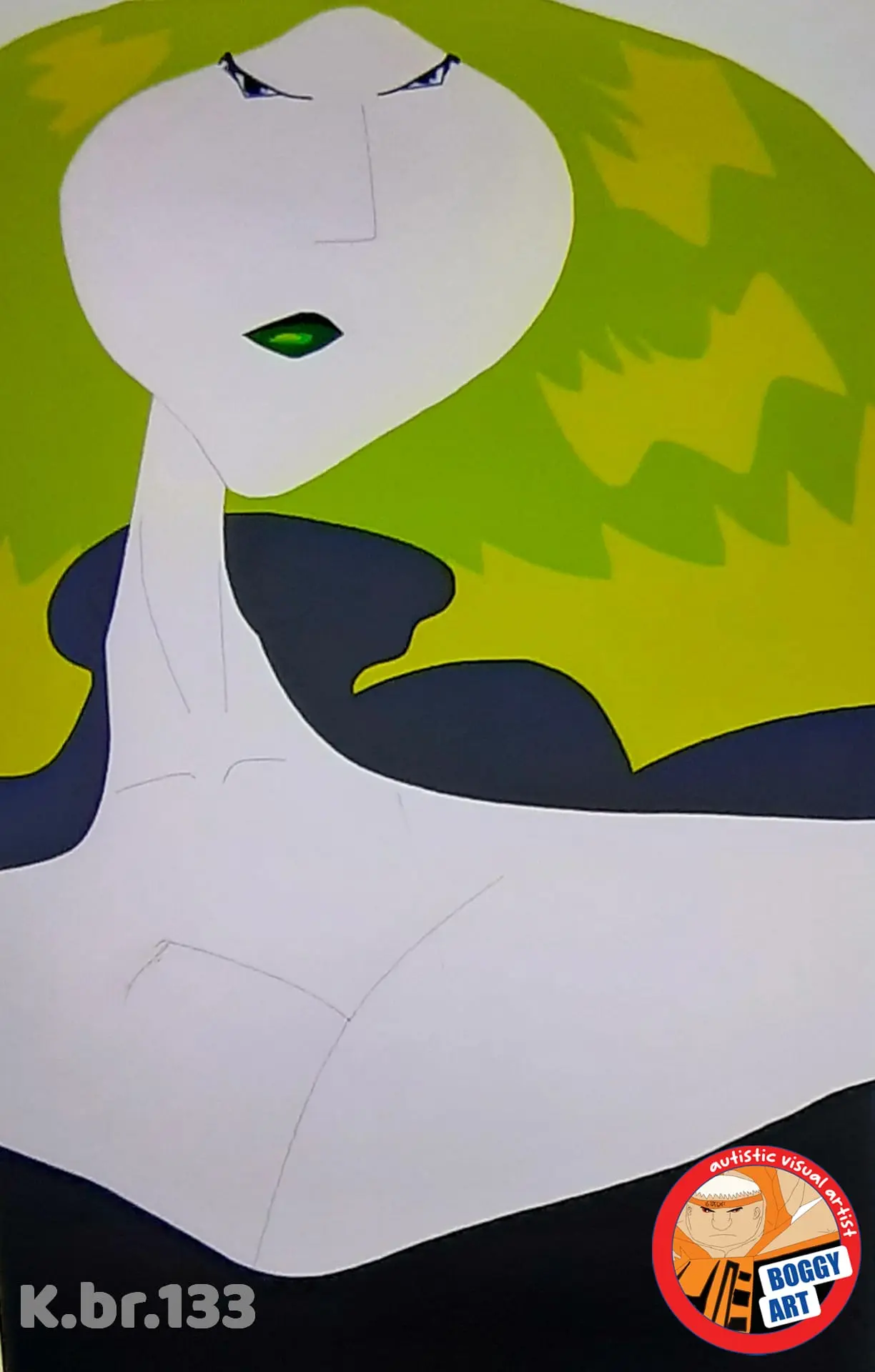 Untitled artwork, catalogue no. 133, by Bogdan Jovanović