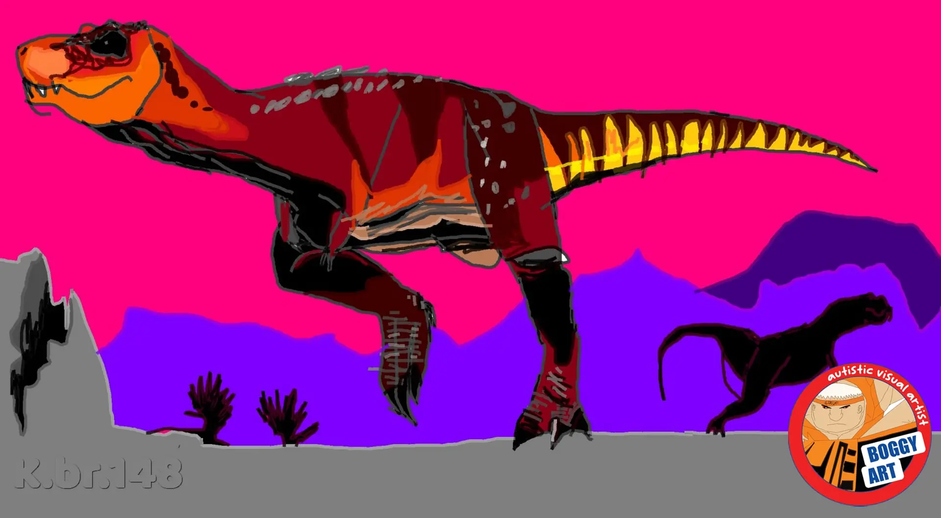 Artwork titled T-Rex by Bogdan Jovanović