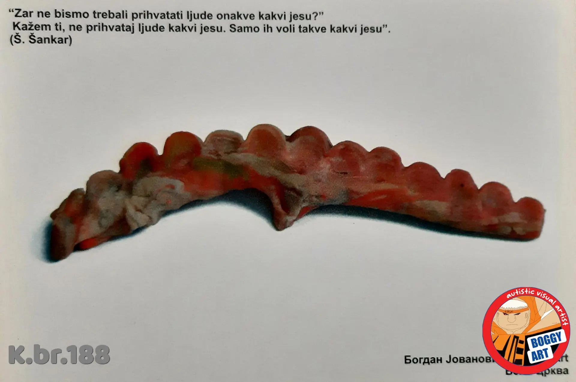 Untitled artwork, catalogue no. 188, by Bogdan Jovanović